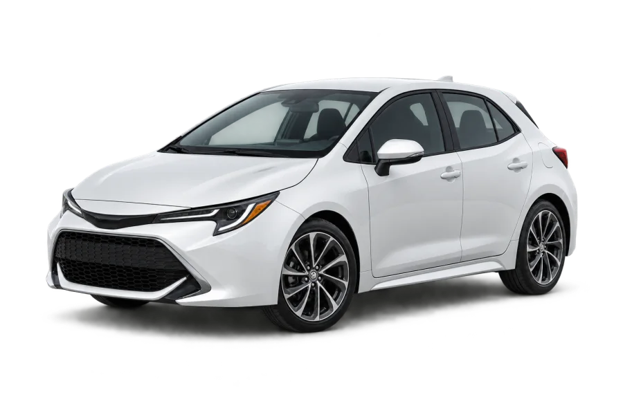 Carro branco moderno