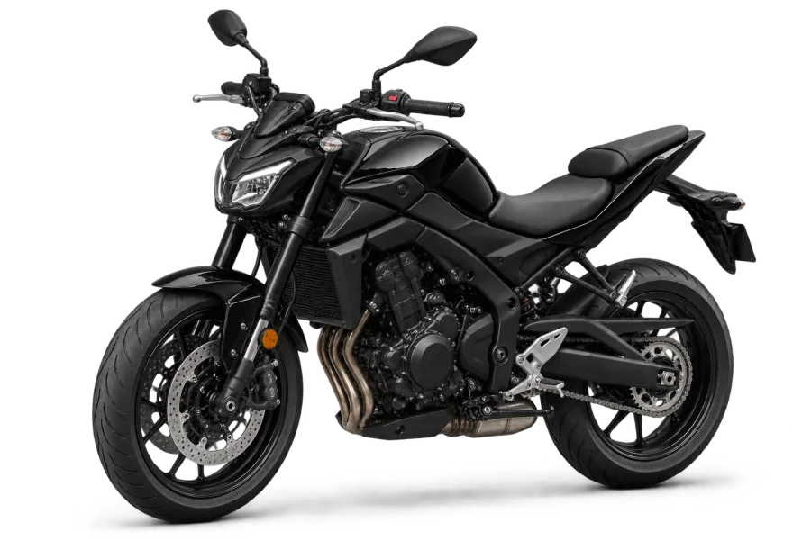 Moto preta moderna
